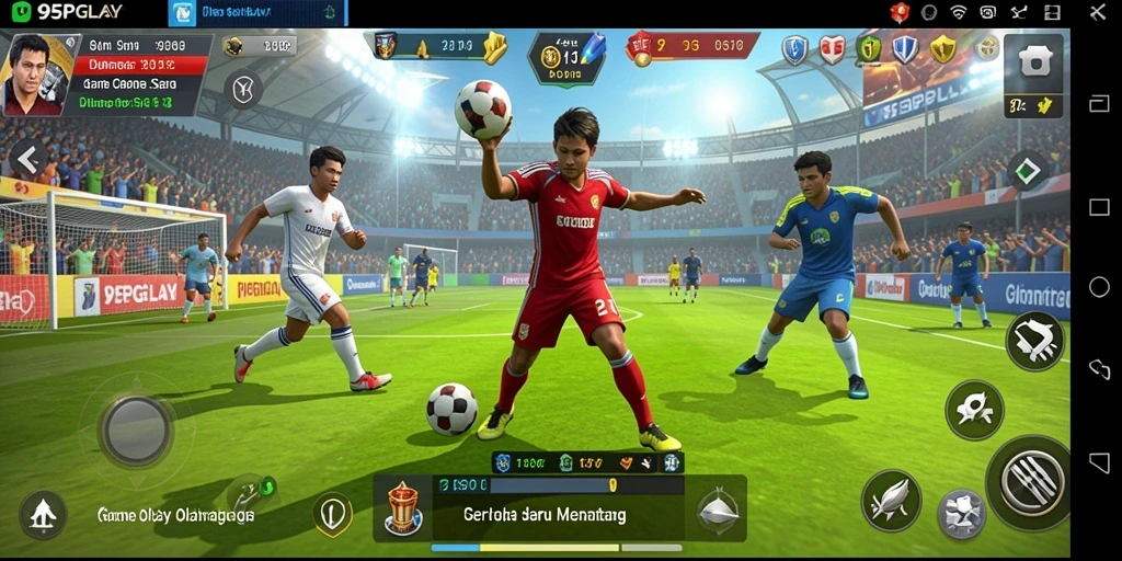 Tampilan gameplay seru dalam 95PGPLAY yang penuh aksi olahraga.
