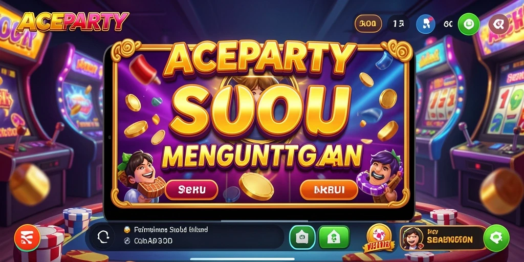 Screenshot ACEPARTY menampilkan keseruan permainan Slot yang mengasyikkan.