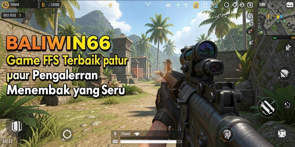 Tampilan menegangkan dari game FPS BALIWIN66 saat pertempuran terjadi.