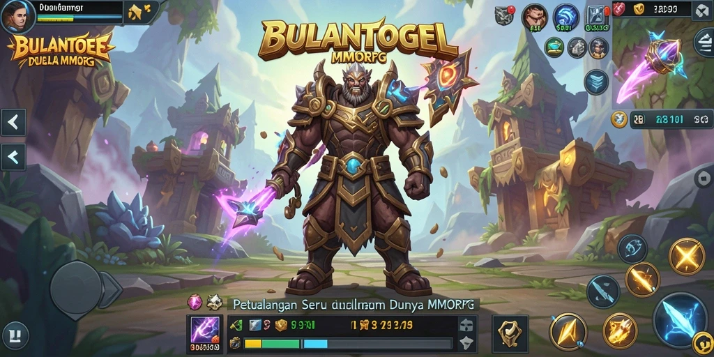 Tangkapan layar gameplay BULANTOGEL menampilkan aksi seru dalam petualangan MMORPG.