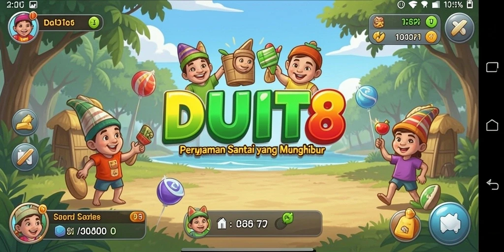 Tampilan gameplay DUIT8 yang seru dan menarik.