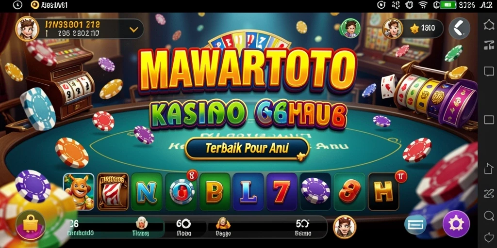 Tampilan gameplay menarik di aplikasi MAWARTOTO dengan banyak pilihan permainan Kasino.