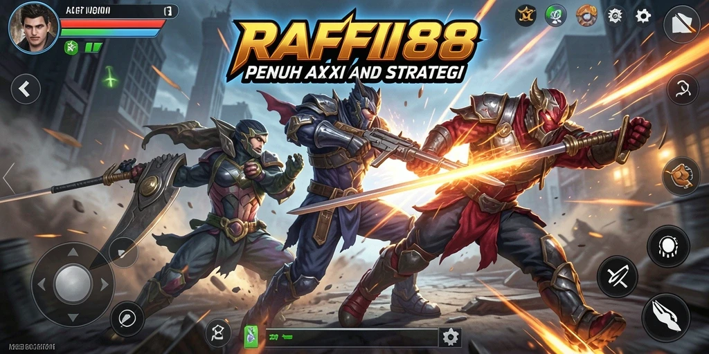 Tampilan seru pertarungan dalam RAFI88 yang mendebarkan dan penuh aksi.