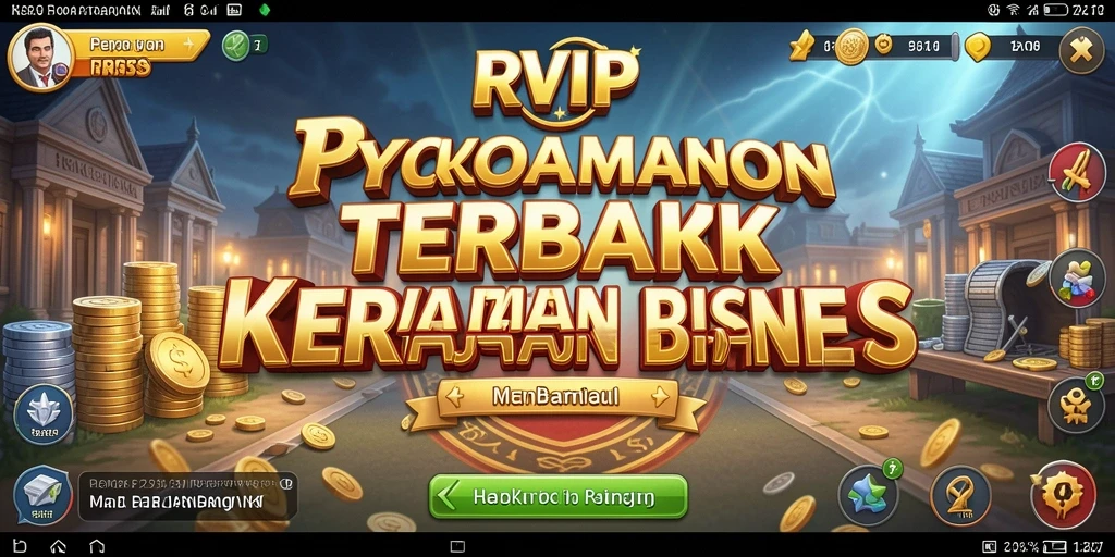 Tampilan gameplay RVIP dengan strategi Tycoon yang mendalam.