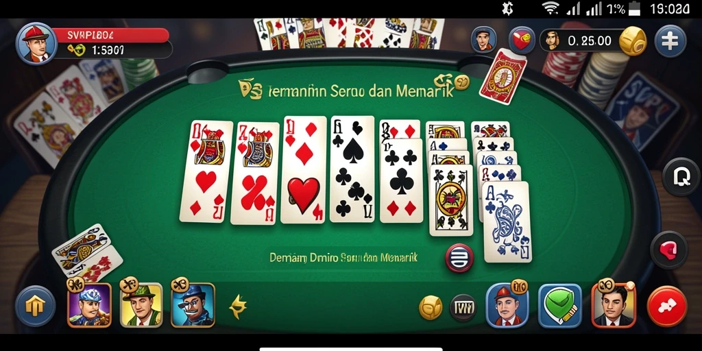 Screenshot gameplay Domino yang penuh ketegangan dan keseruan.