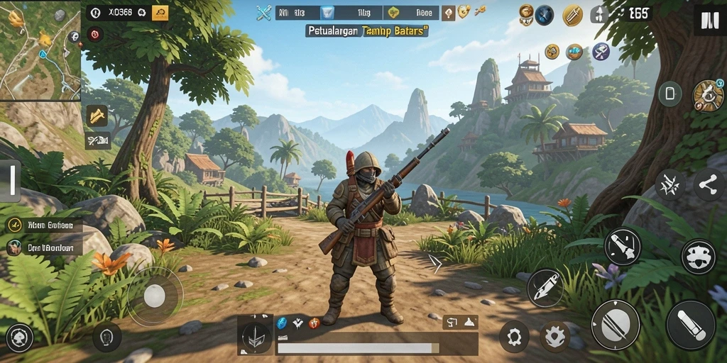 Tampilan gameplay membuka dunia luas di XO368 yang penuh petualangan.